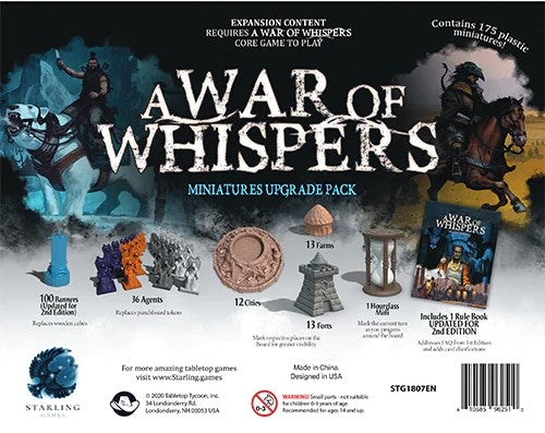 A War Of Whispers Board Game: Miniatures Upgrade Pack