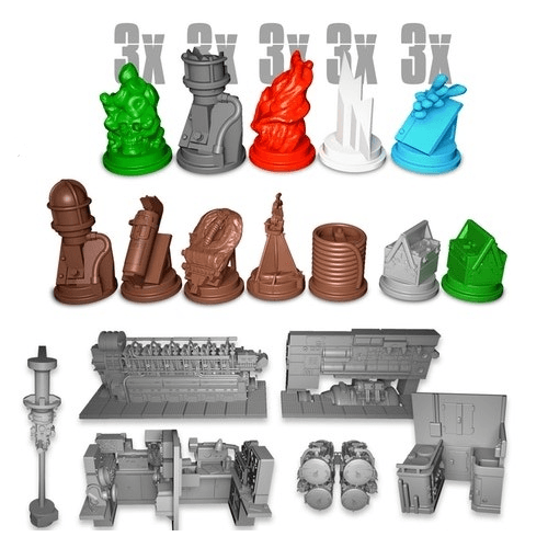 U-Boot The Board Game: Resin Miniatures Pack